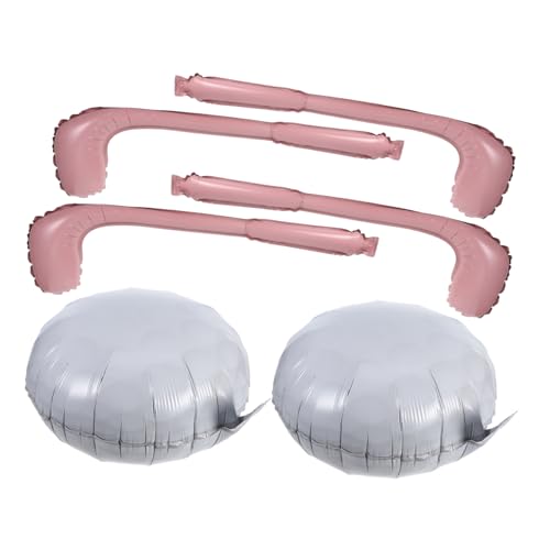 JECOMPRIS 1 Satz Aufblasbarer Golfball Aufblasbarer Ballon Sportballons Golfwagendekorationen Neue Golfbälle Partydekorationen Zum Thema Golf Golf-geburtstagsdekoration Aluminiumfolie von JECOMPRIS