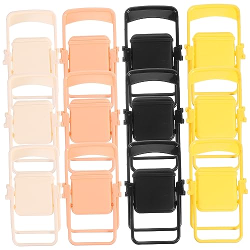 JECOMPRIS 1 Satz Puppenhaus Möbel Handy Halterung Pp Miniatur Klappstuhl Modell Puppe Haus Zubehör 12 Stück JECOMPRIS 1 Satz Puppenhaus Möbel Handy Halterung Pp Miniatur Klappstuhl Modell Puppe Haus Zubehör 12 Stück von JECOMPRIS