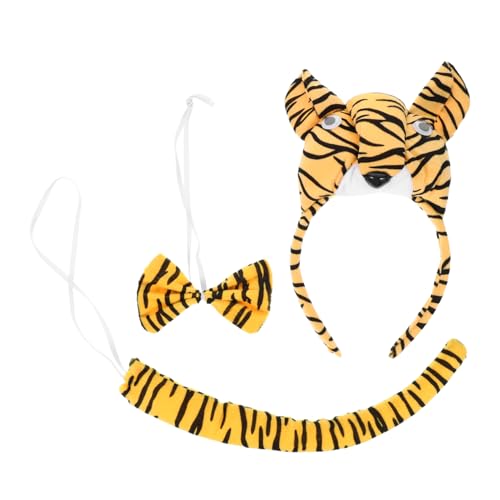 JECOMPRIS 1 Satz Tigerkleid -Requisiten Halloween-Tigerohren Ohrenstirnband Halloween gefülltes Stirnband Halloween-Tierohr-Stirnband Stofftier Tiger Tiger-Cosplay Bühnenleistung Eisendraht JECOMPRIS 1 Satz Tigerkleid -Requisiten Halloween-Tigerohren Ohrenstirnband Halloween gefülltes Stirnband Halloween-Tierohr-Stirnband Stofftier Tiger Tiger-Cosplay Bühnenleistung Eisendraht von JECOMPRIS