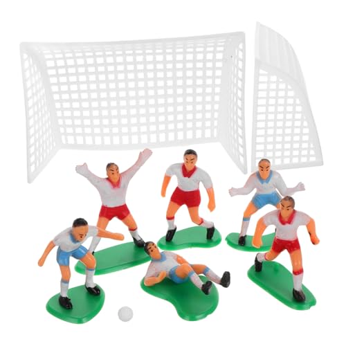 JECOMPRIS 1 Set Fußballmannschafts Dekoration Ornamente Fußball Kuchendekoration Fußball Kuchenaufsätze Für Jungen Fußball Kuchendekor Fußball Thema Aufsatz Fußballmannschafts von JECOMPRIS