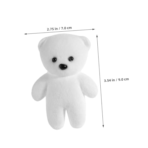 JECOMPRIS 10 Stück Teiliges Mini Plüschbären aus Schaumstoff Flockig Handliche Basteltiere für DIY Dekoration Vielseitig Verwendbar als oder Wohnaccessoire Kleine Kuscheltiere von JECOMPRIS
