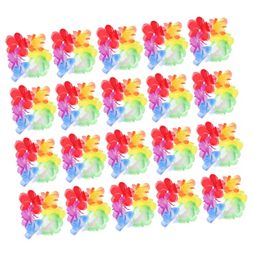 JECOMPRIS 10Paare Hawaiianische Blumen Armband Handringe für Feierlichkeiten Handgefertigte Sommerdekoration für Erwachsene für Luau und Strandpartys JECOMPRIS 10Paare Hawaiianische Blumen Armband Handringe für Feierlichkeiten Handgefertigte Sommerdekoration für Erwachsene für Luau und Strandpartys von JECOMPRIS