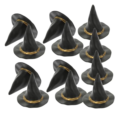 JECOMPRIS 12 Stück Mini Hexenhüte für Halloween Dekoration für Diy Bastelprojekte Flaschen Topper Schickes Zubehör für Partys JECOMPRIS 12 Stück Mini Hexenhüte für Halloween Dekoration für Diy Bastelprojekte Flaschen Topper Schickes Zubehör für Partys von JECOMPRIS
