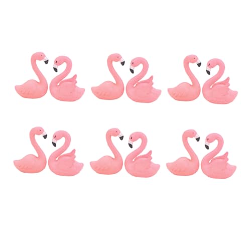 JECOMPRIS 12 Stück Teiliges Flamingo Kuchenornament mit Offenen und Geschlossenen Flügeln Dekoratives Mikro Landschafts Accessoire für Kuchen Auto und Zuhause Vielseitige Tisch und JECOMPRIS 12 Stück Teiliges Flamingo Kuchenornament mit Offenen und Geschlossenen Flügeln Dekoratives Mikro Landschafts Accessoire für Kuchen Auto und Zuhause Vielseitige Tisch und von JECOMPRIS