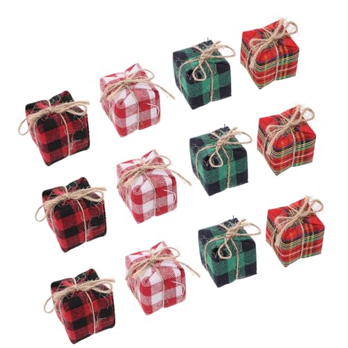 JECOMPRIS 12stücke Miniatur Geschenkboxen Weihnachtsornamente Für Puppenhäuser Deko Für Weihnachten Für Tisch Baum Und Partys Kleine Geschenkboxen Verschiedenen Designs JECOMPRIS 12stücke Miniatur Geschenkboxen Weihnachtsornamente Für Puppenhäuser Deko Für Weihnachten Für Tisch Baum Und Partys Kleine Geschenkboxen Verschiedenen Designs von JECOMPRIS