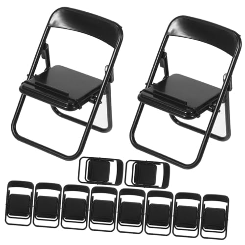 JECOMPRIS 15 Stück Klappstuhl Handyhalter Teiliges Puppenhaus Zubehör Realistische Mini Möbel Kreative Dekoration für Fotos und Smartphone JECOMPRIS 15 Stück Klappstuhl Handyhalter Teiliges Puppenhaus Zubehör Realistische Mini Möbel Kreative Dekoration für Fotos und Smartphone von JECOMPRIS