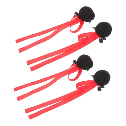 JECOMPRIS 2 Paare Pompom Haarklammern mit Schleife Rutschfeste Haaraccessoires für Vielseitig Einsetzbar für Frisuren Süße Dekorationen für Partys und Strapazierfähig und Stylisch JECOMPRIS 2 Paare Pompom Haarklammern mit Schleife Rutschfeste Haaraccessoires für Vielseitig Einsetzbar für Frisuren Süße Dekorationen für Partys und Strapazierfähig und Stylisch von JECOMPRIS