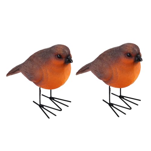 JECOMPRIS 2 Stück Harz Vogel Skulpturen Realistische Robin Modelle für und Bürodekoration Gestaltete Tierfiguren für Einladende Räume Wohnaccessoire Zufällige Farbe Zufällige Farbe JECOMPRIS 2 Stück Harz Vogel Skulpturen Realistische Robin Modelle für und Bürodekoration Gestaltete Tierfiguren für Einladende Räume Wohnaccessoire Zufällige Farbe Zufällige Farbe von JECOMPRIS