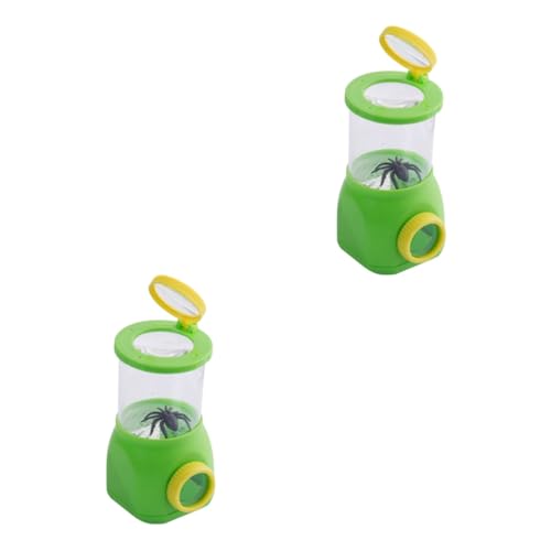 JECOMPRIS 2 Stück Insektenbetrachter Explorer Kit Insektenbehälter Insektenfangset Insektenwanzen-Viewer Zuschauer Bug-Vergrößerungs-Viewer Vitrine für Insekten p.s JECOMPRIS 2 Stück Insektenbetrachter Explorer Kit Insektenbehälter Insektenfangset Insektenwanzen-Viewer Zuschauer Bug-Vergrößerungs-Viewer Vitrine für Insekten p.s von JECOMPRIS