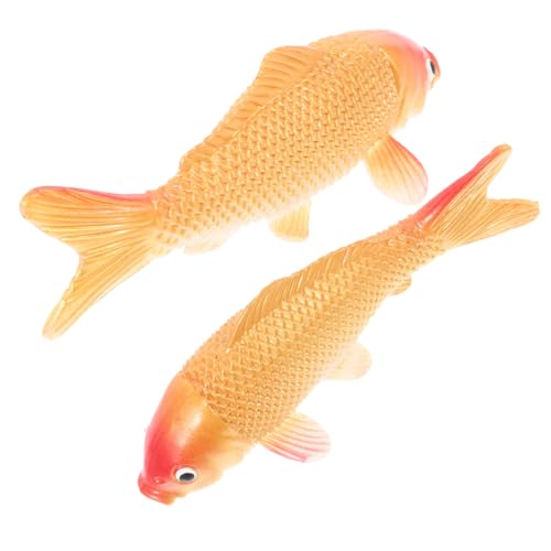 JECOMPRIS 2 Stück KOI -Modell Fisch-Requisite Aquarienversorgung gefälschter Fisch Aquarienfische Dekoration für Aquarienfische Künstlicher Modellfisch gefälschter Koi-Fisch PVC Golden JECOMPRIS 2 Stück KOI -Modell Fisch-Requisite Aquarienversorgung gefälschter Fisch Aquarienfische Dekoration für Aquarienfische Künstlicher Modellfisch gefälschter Koi-Fisch PVC Golden von JECOMPRIS