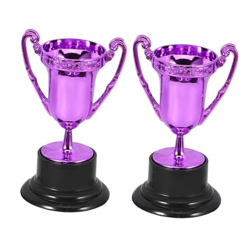 JECOMPRIS 2 Stück Mini Trophäen Kreative Pokal Dekoration für Kindergeburtstagsfeiern Sportwettbewerbe und Auszeichnungen und für Feiern und Veranstaltungen von JECOMPRIS
