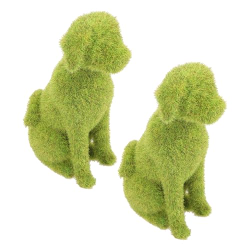 JECOMPRIS 2 Stück Simulation Flocking Tierfigur Wetterfeste für Garten Patio Realistisches Design für Modernen Außenbereich Frühlingsatmosphäre und JECOMPRIS 2 Stück Simulation Flocking Tierfigur Wetterfeste für Garten Patio Realistisches Design für Modernen Außenbereich Frühlingsatmosphäre und von JECOMPRIS