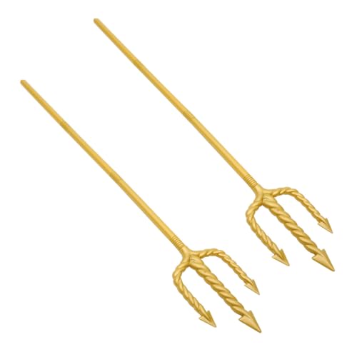 JECOMPRIS 2 Stück Spiral Dreizack Halloween Kostüm Requisite Teufelsstab Event Zubehör Klassische Halloween Requisite Halloween Zubehör Für Erwachsene Kostüm Requisite Für Erwachsene von JECOMPRIS