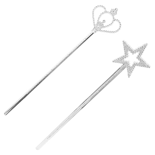 JECOMPRIS 2 Stück versilberter Sternstab Für Zauberstab Prinzessin für kleine Mädchen Fee Königskostüm Prinzessinnenstäbe für kleine Mädchen Prinzessin Stock Sternenstab Abs JECOMPRIS 2 Stück versilberter Sternstab Für Zauberstab Prinzessin für kleine Mädchen Fee Königskostüm Prinzessinnenstäbe für kleine Mädchen Prinzessin Stock Sternenstab Abs von JECOMPRIS