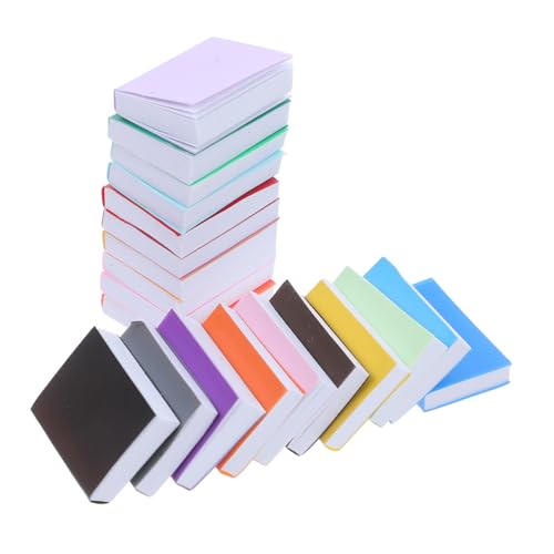 JECOMPRIS 20 Stück Buchbücher Für Partys Miniatur Buchdekoration Mini Dinge Mini Bücher Miniatur Puppenhausbücher Mini Bücher Für Puppenhaus Dekoration Papier von JECOMPRIS