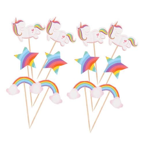 JECOMPRIS 24 Stück Kuchendekorations-picks Geburtstags-obstpflücker Geburtstagstorte Neuartige Kuchenauswahl Cupcake-dekorationen Zum Geburtstag Party Cupcake Topper Bambus JECOMPRIS 24 Stück Kuchendekorations-picks Geburtstags-obstpflücker Geburtstagstorte Neuartige Kuchenauswahl Cupcake-dekorationen Zum Geburtstag Party Cupcake Topper Bambus von JECOMPRIS