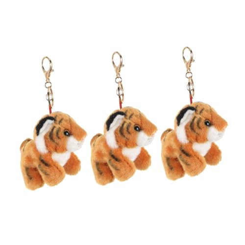 JECOMPRIS 3 Stück Teiliges Plüsch Tiger Schlüsselanhänger Set Kleine Kuscheltier Anhänger Langlebig Leicht als Taschen und Rucksackdeko Mitgebsel für Partys und Geburtstage JECOMPRIS 3 Stück Teiliges Plüsch Tiger Schlüsselanhänger Set Kleine Kuscheltier Anhänger Langlebig Leicht als Taschen und Rucksackdeko Mitgebsel für Partys und Geburtstage von JECOMPRIS