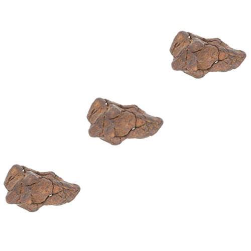 JECOMPRIS 3St Meteoriten lehren Mineralgestein Probe Kinderspielzeug Spielzeuge Lithosiderit-Meteorit Lithosiderit-Exemplar Platz Eisenmeteorit olivgrüner Meteorit Modell von JECOMPRIS