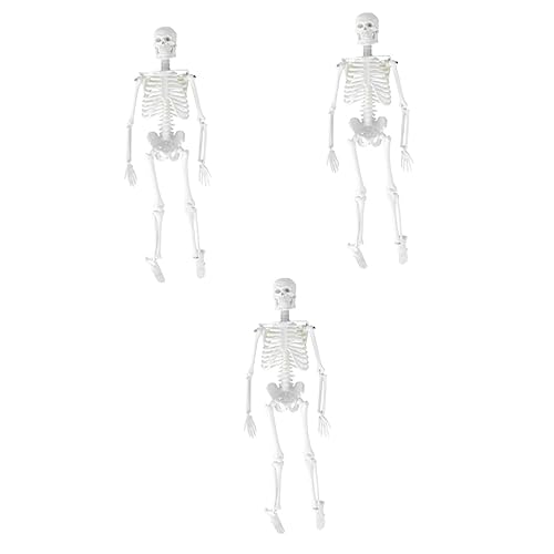 JECOMPRIS 3St menschliches Skelettmodell unterrichtsmaterial beige Medizinisches Zubehör Modelle Statue des menschlichen Skeletts Anatomisches Studienmodell abnehmbar Ausrüstung von JECOMPRIS