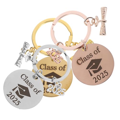 JECOMPRIS 3pcs Klasse Von Abschlussschlüsselketten Aussagekräftiger Edelstahl -schlüsselring Ideales Abschlusszubehör Inspirierende Souvenir Für Absolventen Schlüsselhalter Für Geldbörsen JECOMPRIS 3pcs Klasse Von Abschlussschlüsselketten Aussagekräftiger Edelstahl -schlüsselring Ideales Abschlusszubehör Inspirierende Souvenir Für Absolventen Schlüsselhalter Für Geldbörsen von JECOMPRIS