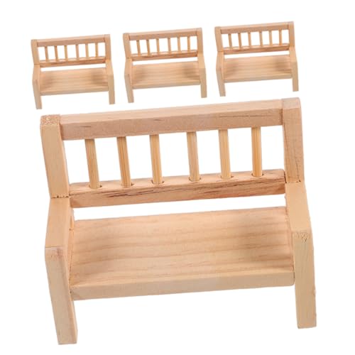JECOMPRIS 4 Stück Modell Einer Gartenbank Süße Puppenmöbel Miniaturmöbel Für Dollhouse Miniaturbank Für Feengarten Puppenmöbel Mini Winzige Möbel Vintage Puppenhausmöbel Holz Beige JECOMPRIS 4 Stück Modell Einer Gartenbank Süße Puppenmöbel Miniaturmöbel Für Dollhouse Miniaturbank Für Feengarten Puppenmöbel Mini Winzige Möbel Vintage Puppenhausmöbel Holz Beige von JECOMPRIS