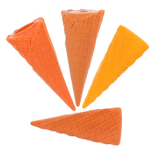 JECOMPRIS 4 Stück Simuliertes Vakuum -sprödzylindermodell Künstliche Eiskegel Gefälschte Eiswaffel Eistüte Eiscreme -kegelprobe Eiscremekegel Plastik Falsches PVC JECOMPRIS 4 Stück Simuliertes Vakuum -sprödzylindermodell Künstliche Eiskegel Gefälschte Eiswaffel Eistüte Eiscreme -kegelprobe Eiscremekegel Plastik Falsches PVC von JECOMPRIS