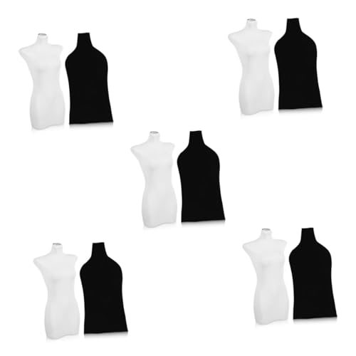JECOMPRIS 5 Sätze Requisiten Für Halbkörpermodelle Modell-display-beschlag Hemd Mannequin Display Halbe Schaufensterpuppe Körperform Ersatzbezug Für Weibliches Modell Baumwolle 2 Stück * 5 JECOMPRIS 5 Sätze Requisiten Für Halbkörpermodelle Modell-display-beschlag Hemd Mannequin Display Halbe Schaufensterpuppe Körperform Ersatzbezug Für Weibliches Modell Baumwolle 2 Stück * 5 von JECOMPRIS