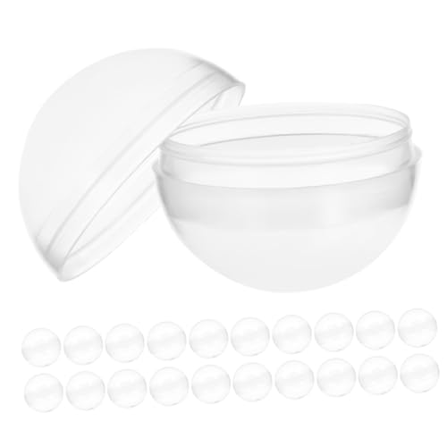 JECOMPRIS 50 Stück Gacha-Schale Clear Rohrkegelkapseln Kaugummiautomatenkapseln Kapseln Für Münzhalter Eierspielzeugverkaufsmaschine Zubehör Behälter Für Kapseln Packball Transparent Plastik JECOMPRIS 50 Stück Gacha-Schale Clear Rohrkegelkapseln Kaugummiautomatenkapseln Kapseln Für Münzhalter Eierspielzeugverkaufsmaschine Zubehör Behälter Für Kapseln Packball Transparent Plastik von JECOMPRIS