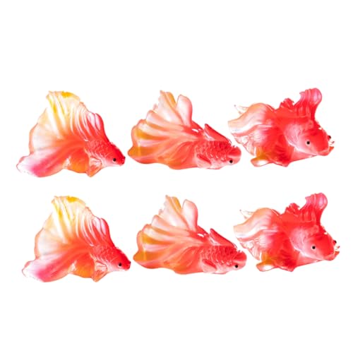 JECOMPRIS 6 Stück Mini Goldfische Aus Kunstharz Aquarium Dekorationen Goldfische Mini Heimdekorationen Gartenzubehör DIY Süßes Desktop Ornament DIY Terrarium Basteln Ornament JECOMPRIS 6 Stück Mini Goldfische Aus Kunstharz Aquarium Dekorationen Goldfische Mini Heimdekorationen Gartenzubehör DIY Süßes Desktop Ornament DIY Terrarium Basteln Ornament von JECOMPRIS