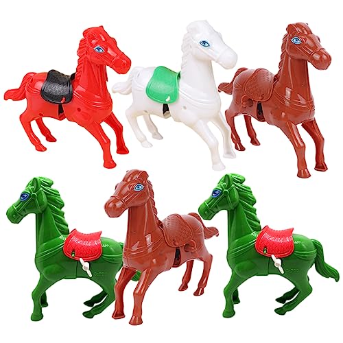 JECOMPRIS 6 Stück Teiliges Pferde Aufziehspielzeug für Kreative Spielzeuge für Partys Farben Zufällig Fördert die Hand Koordination und Bewegungsspiel Langlebig und Zufällige Farbe JECOMPRIS 6 Stück Teiliges Pferde Aufziehspielzeug für Kreative Spielzeuge für Partys Farben Zufällig Fördert die Hand Koordination und Bewegungsspiel Langlebig und Zufällige Farbe von JECOMPRIS