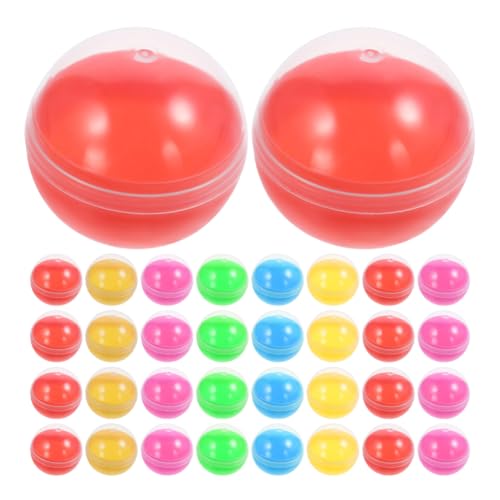 JECOMPRIS 60 Kapseln Für Verkaufsautomaten: 38 Mm Leere Preisbälle Aus Kunststoff Kleine Farbige Runde Kapseln Für Partygeschenke DIY-Bastelarbeiten JECOMPRIS 60 Kapseln Für Verkaufsautomaten: 38 Mm Leere Preisbälle Aus Kunststoff Kleine Farbige Runde Kapseln Für Partygeschenke DIY-Bastelarbeiten von JECOMPRIS