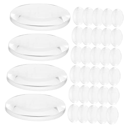 JECOMPRIS Transparente Konvexe Linsen 25mm Doppelseitige Linsen Für Physikunterricht DIY Projekte Und Optische Experimente Hochwertige Optiklinse Für von JECOMPRIS