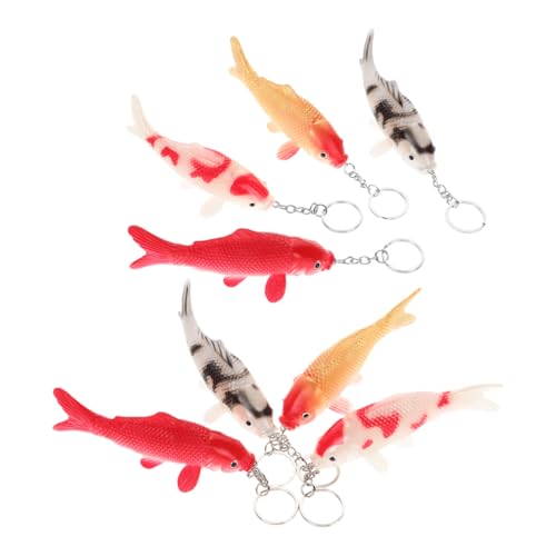 JECOMPRIS 8pcs Koi Fisch Schlüsselbund Niedlicher Tier Keyring Fisch Themat JECOMPRIS 8pcs Koi Fisch Schlüsselbund Niedlicher Tier Keyring Fisch Themat von JECOMPRIS