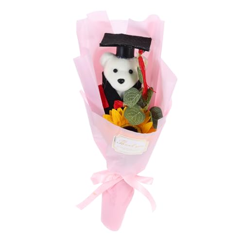 JECOMPRIS Abschlusssaison -simulationsstrauß Winziges Abschluss-stofftier Blumiger Plüschstrauß Abschluss Bär Blume Künstlicher Rosenstrauß Abschluss-blumenstrauß-zubehör Plastik Rosa JECOMPRIS Abschlusssaison -simulationsstrauß Winziges Abschluss-stofftier Blumiger Plüschstrauß Abschluss Bär Blume Künstlicher Rosenstrauß Abschluss-blumenstrauß-zubehör Plastik Rosa von JECOMPRIS