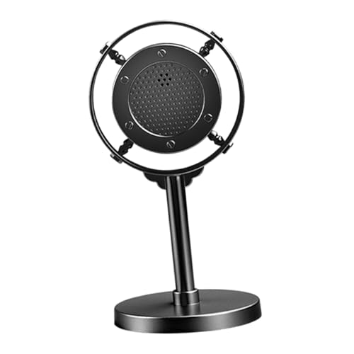 JECOMPRIS Antikes Mikrofonmodell für Bühnenauftritte und Fotorequisiten Vintage Style Requisite für Partys Karaoke Klassenbelohnungen und Karneval Robustes und Langlebiges Material von JECOMPRIS