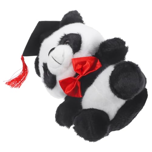 JECOMPRIS Arzt Hut Puppe Abschluss Stofftier Abschluss-kuscheltiere Panda Frauen Panda - Gefülltes Panda- Zum Abschluss Plüschtier Bachelor Rot Baumwolle JECOMPRIS Arzt Hut Puppe Abschluss Stofftier Abschluss-kuscheltiere Panda Frauen Panda - Gefülltes Panda- Zum Abschluss Plüschtier Bachelor Rot Baumwolle von JECOMPRIS