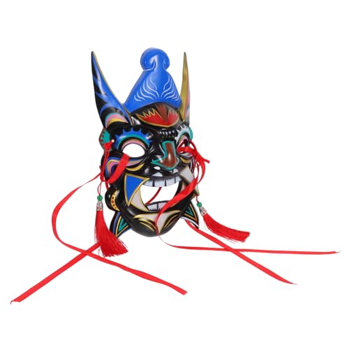 JECOMPRIS Chinesische Traditionelle Maske Traditionelle Chinesische Maske Zubehör Für Rollenspiele Leistungsmasken Karnevalsmaske Cosplay-maske Mascarade-maske Abs von JECOMPRIS