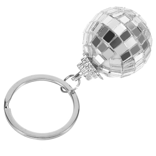 JECOMPRIS Disco Kugel Schlüsselanhänger Tragbarer Taschenanhänger Einzigartiges Party Accessoire für Rucksäcke Handtaschen und Schlüsselbund JECOMPRIS Disco Kugel Schlüsselanhänger Tragbarer Taschenanhänger Einzigartiges Party Accessoire für Rucksäcke Handtaschen und Schlüsselbund von JECOMPRIS