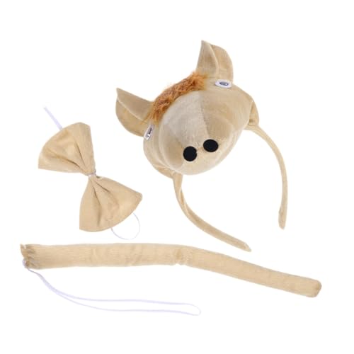 JECOMPRIS Dreidimensionales Pferd Dreiteiliger Set Haarbänder Für Die Osterparty Lustiges Kinderkostüm Party-cosplay-requisite Partykostüm Tierkostüme Verkleiden Hellbraun Baumwolle JECOMPRIS Dreidimensionales Pferd Dreiteiliger Set Haarbänder Für Die Osterparty Lustiges Kinderkostüm Party-cosplay-requisite Partykostüm Tierkostüme Verkleiden Hellbraun Baumwolle von JECOMPRIS