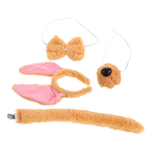 JECOMPRIS Hundeohren Haarreif mit Schleife und Weiches Plüsch Animal Cosplay Zubehör für Mädchen Jungen Leichtes Kostüm für Halloween Karneval Party JECOMPRIS Hundeohren Haarreif mit Schleife und Weiches Plüsch Animal Cosplay Zubehör für Mädchen Jungen Leichtes Kostüm für Halloween Karneval Party von JECOMPRIS
