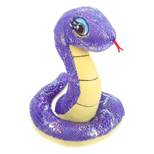 JECOMPRIS Kuscheltier Schlange Plüschtier Realistisches Stofftier für Jahr der Schlange Maskottchen Glücksbringer mit Charmantem Design für Geburtstagsfeiern und Neujahr JECOMPRIS Kuscheltier Schlange Plüschtier Realistisches Stofftier für Jahr der Schlange Maskottchen Glücksbringer mit Charmantem Design für Geburtstagsfeiern und Neujahr von JECOMPRIS