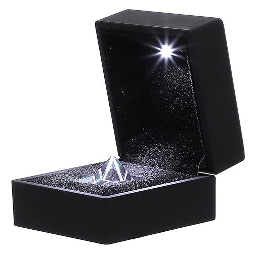 JECOMPRIS Optisches Glasprisma dirndl elegant storage boxes deko für das wohnzimmer sureface fotozubehör Tischdeko Prisma für Kristallfotografie optisches Prisma künstlicher Kristall von JECOMPRIS