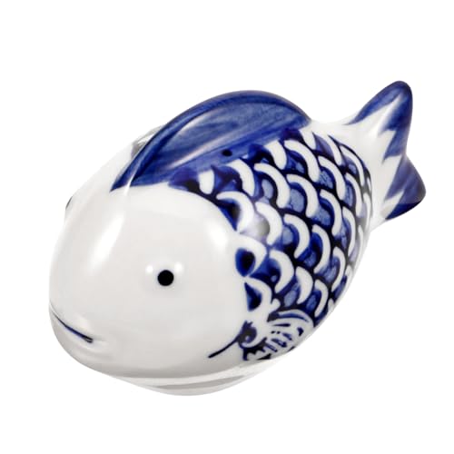 JECOMPRIS Schwimmende Fischstatue aus Keramik Dekoratives Aquarium Zubehör für Lebendige Unterwasserwelt Leicht Langlebig und Pflegeleicht für Fischbecken von JECOMPRIS