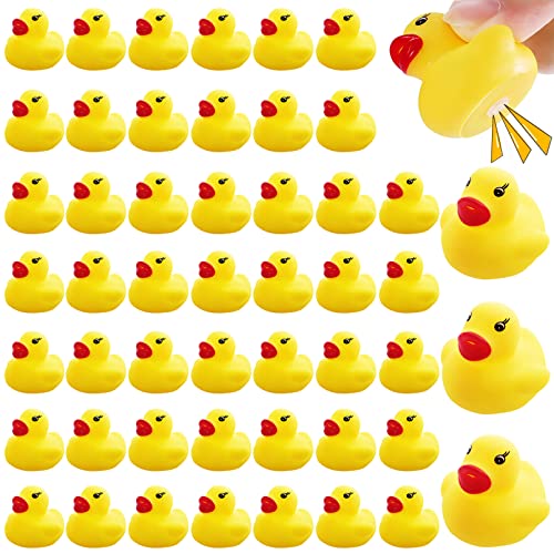 JEFFOUOO 50 Stück Badeente,Quietscheente,Badeenten,Quietscheentchen,Gummiente,Gummi Ducky Badespielzeug, Gummienten Badewannenspielzeug für Dusch, Geburtstags, Partyartikel JEFFOUOO 50 Stück Badeente,Quietscheente,Badeenten,Quietscheentchen,Gummiente,Gummi Ducky Badespielzeug, Gummienten Badewannenspielzeug für Dusch, Geburtstags, Partyartikel von JEFFOUOO