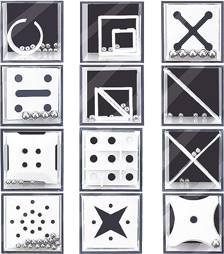 12 Stück Mini Denkspiel Knobelspiel Geduldsspiele,Mini Denkspiel für Kinder,Geduldsspiel Kinder Geschicklichkeitsspiel,3D Geduldsspiele Knobelspiel für Kinder Erwachsene 12 Stück Mini Denkspiel Knobelspiel Geduldsspiele,Mini Denkspiel für Kinder,Geduldsspiel Kinder Geschicklichkeitsspiel,3D Geduldsspiele Knobelspiel für Kinder Erwachsene von JEFFOUOO