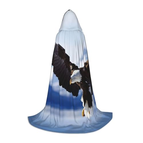 JEJEA Adler-Druck, Halloween, Cosplay, Weihnachten, Party, Outfits, Zauberer-Robe, Halloween, Umhang, Mittelalter-Renaissance JEJEA Adler-Druck, Halloween, Cosplay, Weihnachten, Party, Outfits, Zauberer-Robe, Halloween, Umhang, Mittelalter-Renaissance von JEJEA