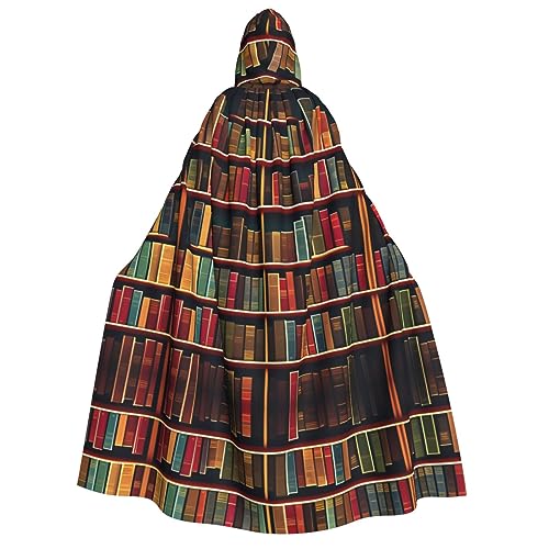 JEJEA Bibliotheks-Bücherregal mit Kapuze, langer Umhang für Weihnachten, Halloween, Kostüme, Kapuzenumhang, Maskerade JEJEA Bibliotheks-Bücherregal mit Kapuze, langer Umhang für Weihnachten, Halloween, Kostüme, Kapuzenumhang, Maskerade von JEJEA
