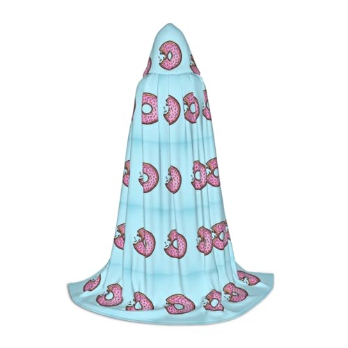 JEJEA Donut-Druck, Halloween, Cosplay, Weihnachten, Party, Outfits, Zauberer, Robe, Halloween, Umhang, Mittelalterliche Renaissance JEJEA Donut-Druck, Halloween, Cosplay, Weihnachten, Party, Outfits, Zauberer, Robe, Halloween, Umhang, Mittelalterliche Renaissance von JEJEA