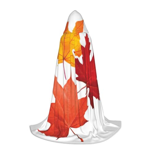 JEJEA Herbstblatt-Druck, Halloween, Cosplay, Weihnachten, Party, Outfits, Zauberer-Robe, Halloween, Umhang, Mittelalter-Renaissance JEJEA Herbstblatt-Druck, Halloween, Cosplay, Weihnachten, Party, Outfits, Zauberer-Robe, Halloween, Umhang, Mittelalter-Renaissance von JEJEA