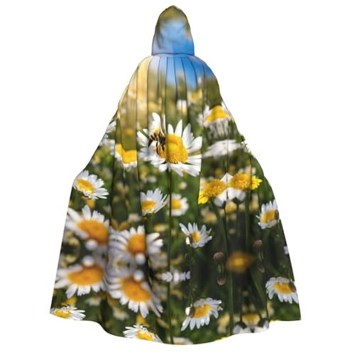 JEJEA Kapuzenumhang mit Gänseblümchen-Motiv, langer Umhang für Weihnachten, Halloween, Kostüme, Kapuzenumhang, Maskerade JEJEA Kapuzenumhang mit Gänseblümchen-Motiv, langer Umhang für Weihnachten, Halloween, Kostüme, Kapuzenumhang, Maskerade von JEJEA